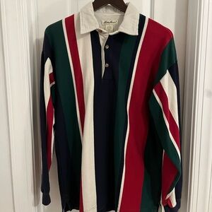Vintage Eddie Bauer Rugby Stripe Long Sleeve